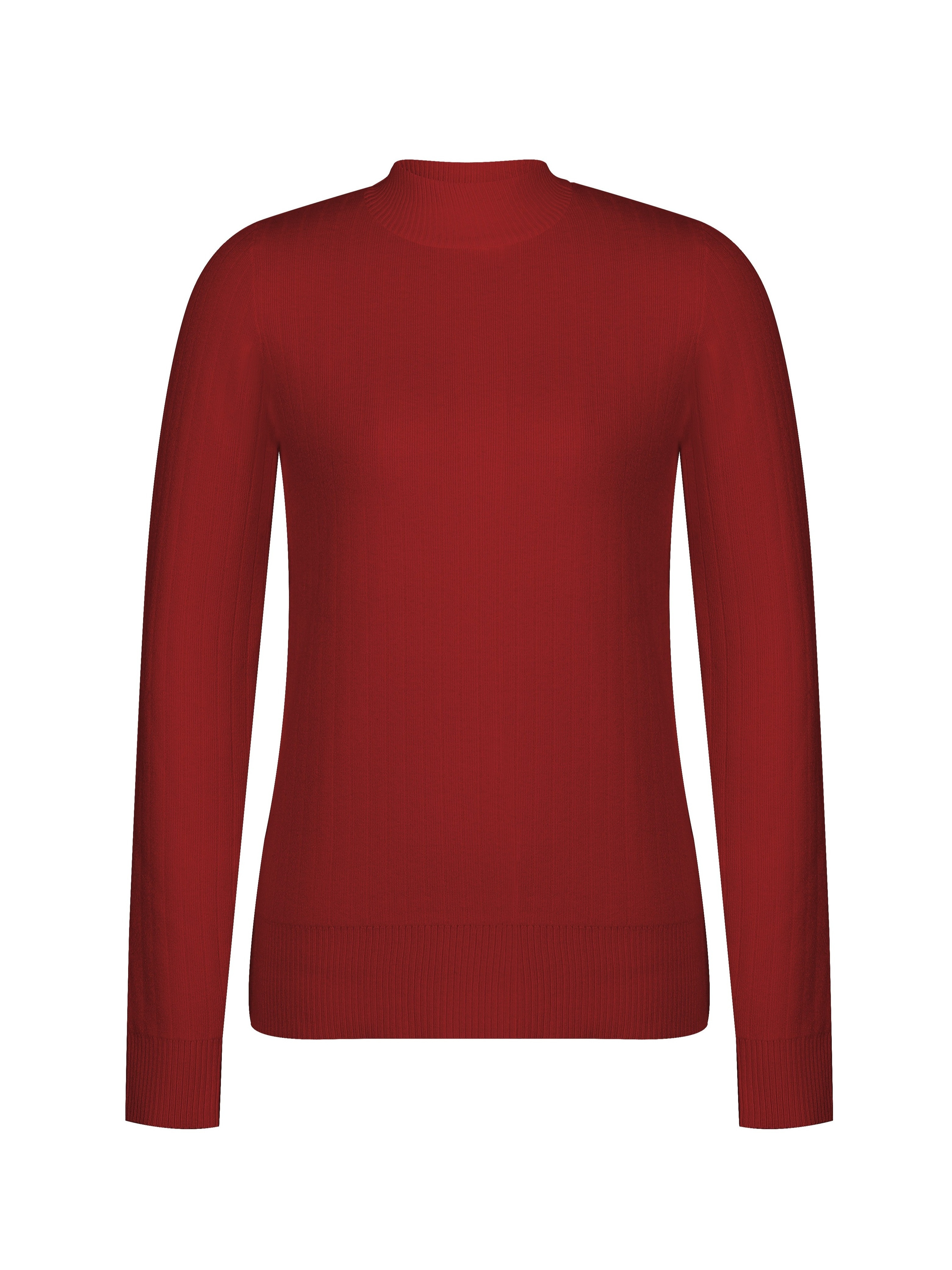 solid color knit pullover casual mock neck long sleeve top for fall winter womens clothing details 9